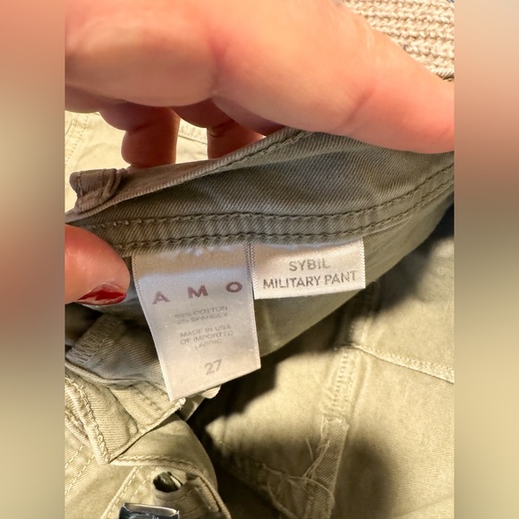 AMO Sybil Military Pants size 27 - Picture 8 of 8